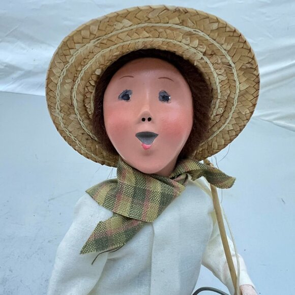 Byers' Choice Ltd. Caroler 2007 Williamsburg Series Colonial Boy w/Fishing Pole - Picture 7 of 9